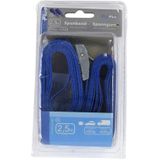 ProPlus Spanband met snelsluiting - 25 mm breed - 2,5 meter lang - set van 2 - blauw