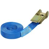 Pro Plus Spanband met Ratel - Blauw - 25 Mm X 5 Meter