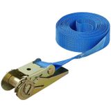 Pro Plus Spanband met Ratel - Blauw - 25 Mm X 5 Meter