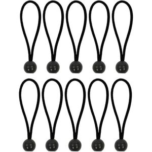 ProPlus 365644 Tentspannerset Zeltspanner-Set 10 Stück - elastisch 15cm mit Kunststoffball 10 stuk(s)