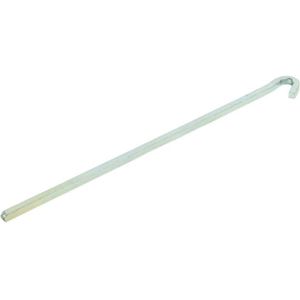 ProPlus Vierkante rotspen met haak - staal - 30 cm