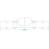 Pro Plus Hevelpomp met Slang - Kunststof - 180 cm