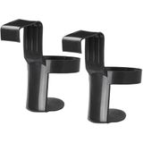 ProPlus Drankhouder met Klem Beugel Haak Bekerhouder Set (2 stuks) Koffie Houder Universeel