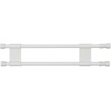 ProPlus Uitschuifbare vastzetstang - dubbel - 41-71 cm - wit