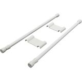 ProPlus Uitschuifbare vastzetstang - dubbel - 41-71 cm - wit