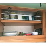 ProPlus Uitschuifbare vastzetstang - dubbel - 41-71 cm - wit