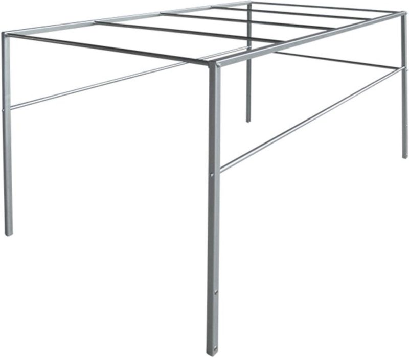 ProPlus Huifopbouw aanhanger - metaal - 207,5 x 114 x 90 cm - zilver