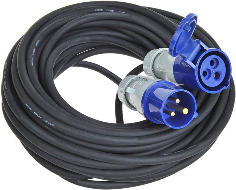 ProPlus Verlengkabel - 20 meter - Waterbestendig - 3-polig - Met klemaansluiting