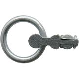 ProPlus Dubbele stud fitting voor bindrail - Ø 45 mm ring - 62 x 27 x 18,5 mm - Breeklast 2.700 kg