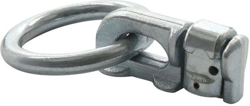 ProPlus Dubbele stud fitting voor bindrail - Ø 45 mm ring - 62 x 27 x 18,5 mm - Breeklast 2.700 kg