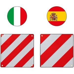 ProPlus Markeringsbord - Aluminium - Reflecterend - Geschikt voor Italië en Spanje - 50 x 50 cm