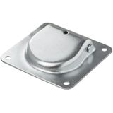Pro Plus Sjoroog met Dekring Enkel en Veer- Inbouw 20 mm - 100 x 105 mm - Staal