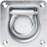 Pro Plus Sjoroog met Dekring Enkel en Veer- Inbouw 20 mm - 100 x 105 mm - Staal