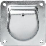 Pro Plus Sjoroog met Dekring Enkel en Veer- Inbouw 20 mm - 100 x 105 mm - Staal