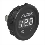 ProPlus - Voltmeter Digitaal - Inbouw - 6 t/m 30 Volt - Ø 28 mm