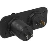 ProPlus Inbouw Voltmeter - Dubbele USB-Poort - 6-30V - Voor Auto en Boot