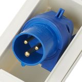 ProPlus - CEE Wandinvoerdoos - Rechthoekig - Wit - 16 Ampère - IP44