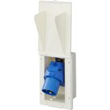ProPlus - CEE Wandinvoerdoos - Rechthoekig - Wit - 16 Ampère - IP44