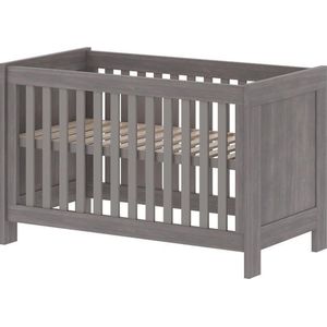 Bebies First Baby Bed Nevada 60x120 Verstelbare Bodem - Grijs