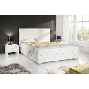 Meubella Tweepersoonsbed Aventura Diamond - Wit - 180x200 cm