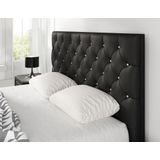 Tweepersoonsbed Aventura Diamond - Zwart - 160x200 cm