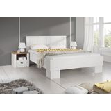 Tweepersoonsbed Parello - Wit - 160 x 200 cm