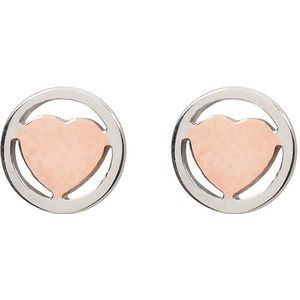 iXXXi Oorbellen Ear Studs Heart Rosé