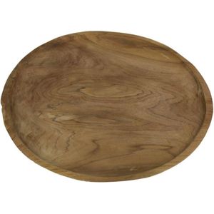 HSM Collection HSM Collection-Houten Bord-ø38x2-Naturel-Teak