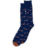 Alfredo Gonzales Foxy Sokken AG-Sk-FOX-01 109 Navy/Brown XS(35-37)