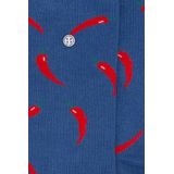 Alfredo Gonzales - Sportsokken - Blauw - Eten en Drinken Print