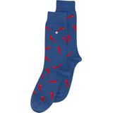 Alfredo Gonzales - Sportsokken - Blauw - Eten en Drinken Print