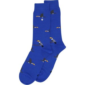 Alfredo Gonzales Toucan Sokken AG-Sk-TOU-01 113 Light Blue/Black XS(35-37)