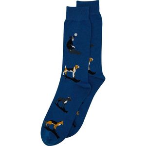 Alfredo Gonzales - Dogs - Sokken - Navy/Black/Brown - Katoen