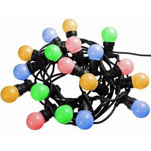 RELED Feestverlichting Prikkabel - E27 - 25W - IP44 - 10m - 10 fittingen - Excl. Lampjes