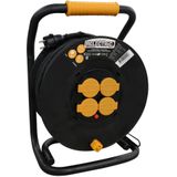 Relectric - RELEC492206 - Kabelhaspel - 50 Meter - 4 Stopcontacten - IP44