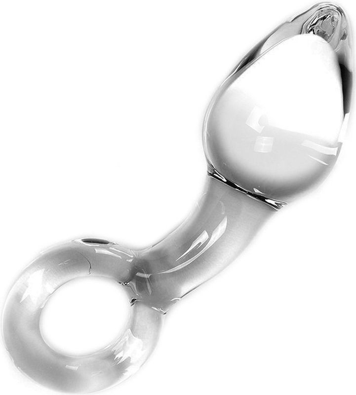 Kiotos - Glazen Buttplug Met Ring
