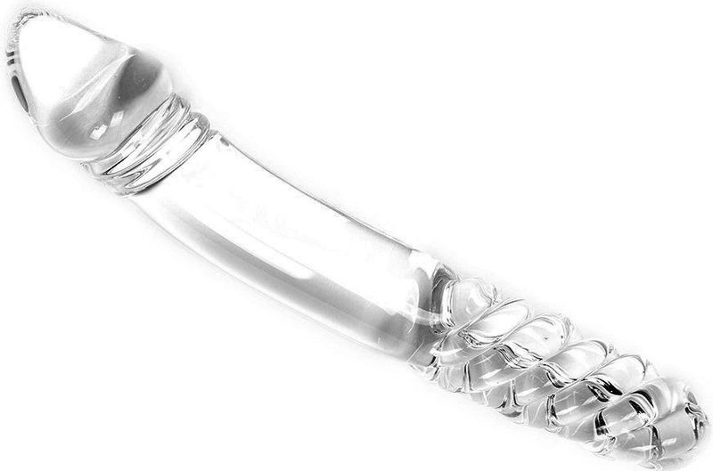 Glazen Dubbele Dildo - Transparant