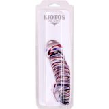 Glazen Dildo met Blauwe Ballen