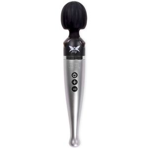 Pixey - DeLuxe Silver Edition - Oplaadbare Wand Vibrator - De krachtigste Pixey die er is!)