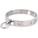 Steel Collar With Gems M 11.5 cm - Kiotos Steel