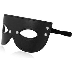 Masker met oogklepjes - zwart