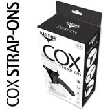 Kiotos Cox - Strap-On Harnas Met Dildo 24 X 4 cm - Zwart
