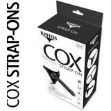 Kiotos Cox - Strap-On Harnas Met Dildo 23 x 4.3 cm - Zwart