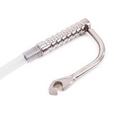 Urethral Catheter Large Ribbed Plug - Kiotos Steel