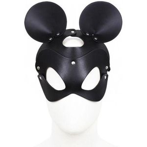 Leren Muizen Masker