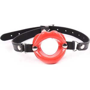 Mouth Gag Red Mouth - Kiotos Leather