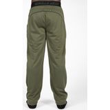 Gorilla Wear - Mercury Mesh Pants - Legergroen/Zwart - Sportbroek - Lichtgewicht Ademend Oversized