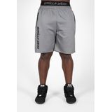 Gorilla Wear Mercury Mesh Shorts - Sportbroek heren - Grijs/Zwart