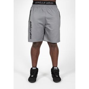 Gorilla Wear Mercury Mesh Shorts - Sportbroek heren - Grijs/Zwart