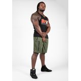 Gorilla Wear Mercury Mesh Shorts - Sportbroek heren - Legergroen/Zwart